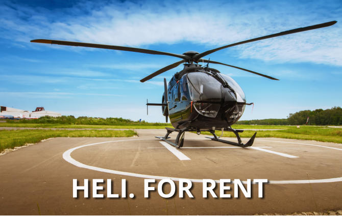 HELI. FOR RENT